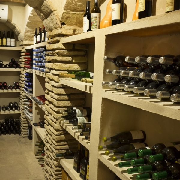 Wine cellar at Casa La Siesta