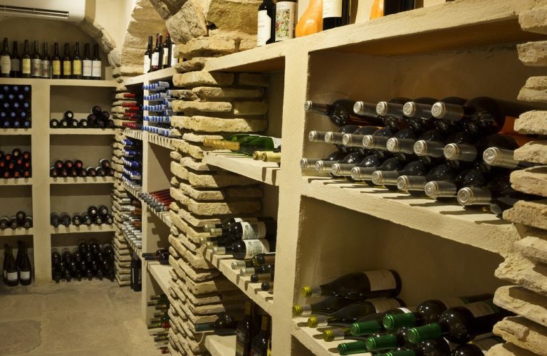 Wine cellar at Casa La Siesta
