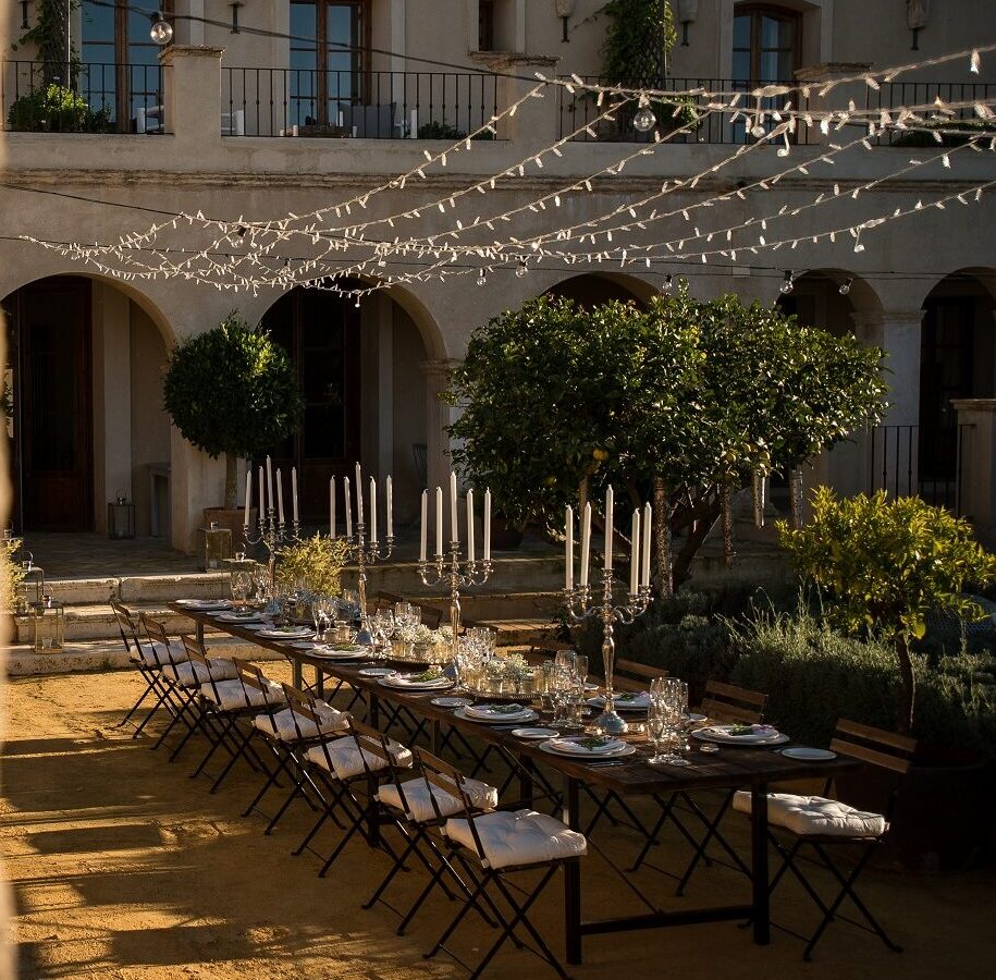 wedding courtyard