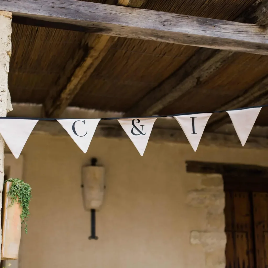 bunting wedding